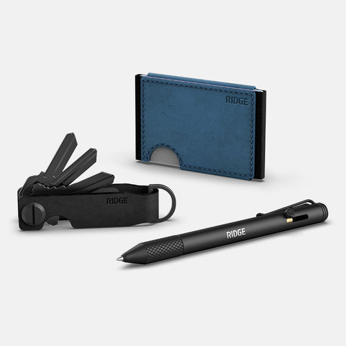 Daily Writer Kit - Biflex - Cobalt Blue Leather