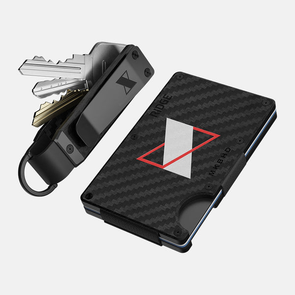 Ridge Wallet - Carbon Fiber 3K + AirTag outlets Carbon Case