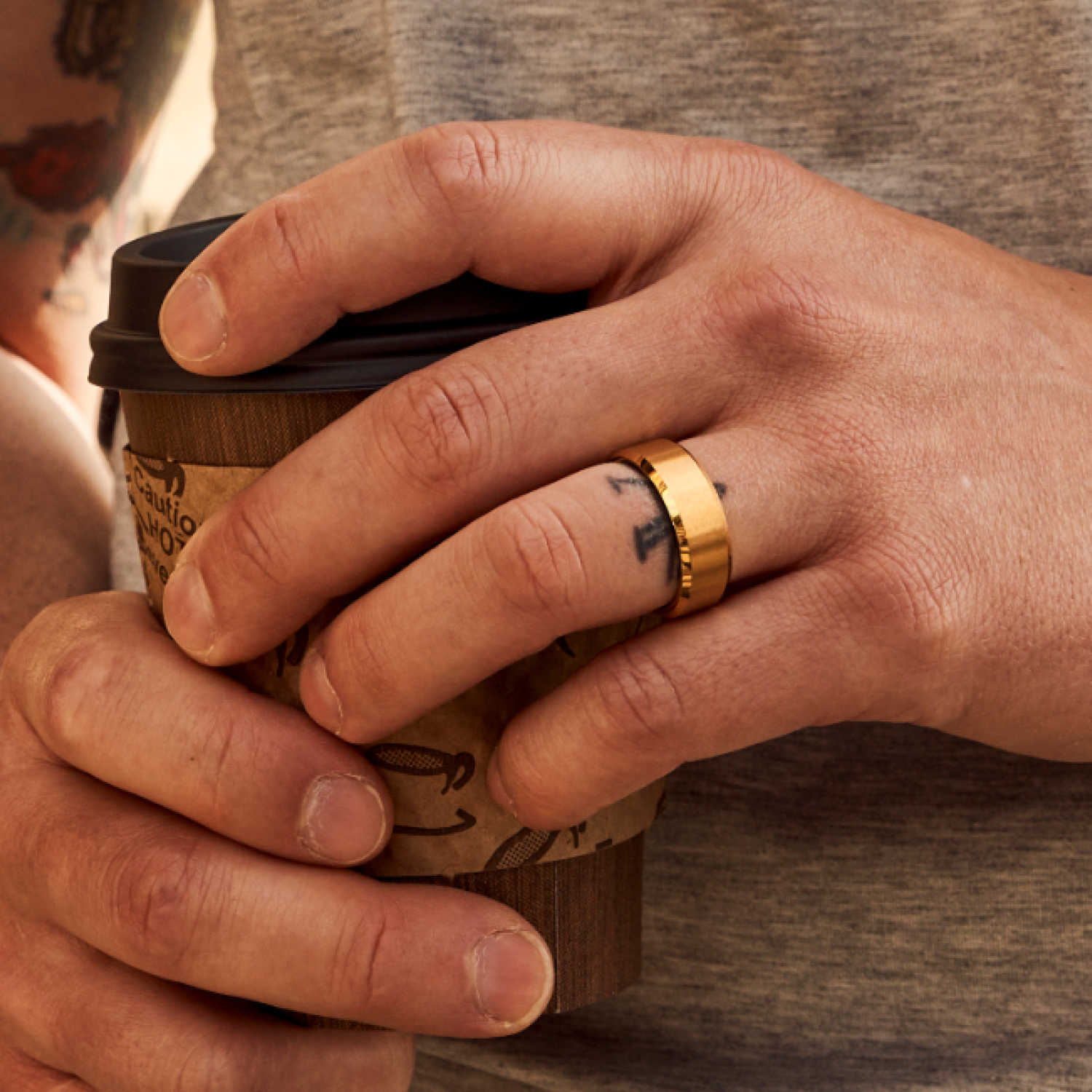 24k gold rings designed for gentlemen who appreciate fine craftsmanship.  Inspired by 15th-century artisans, the Palmette Ring boasts… | Instagram