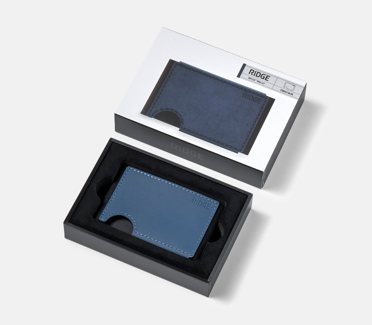 Cobalt Blue Ridge Biflex — 100% Leather Everyday Carry - Ridge EU