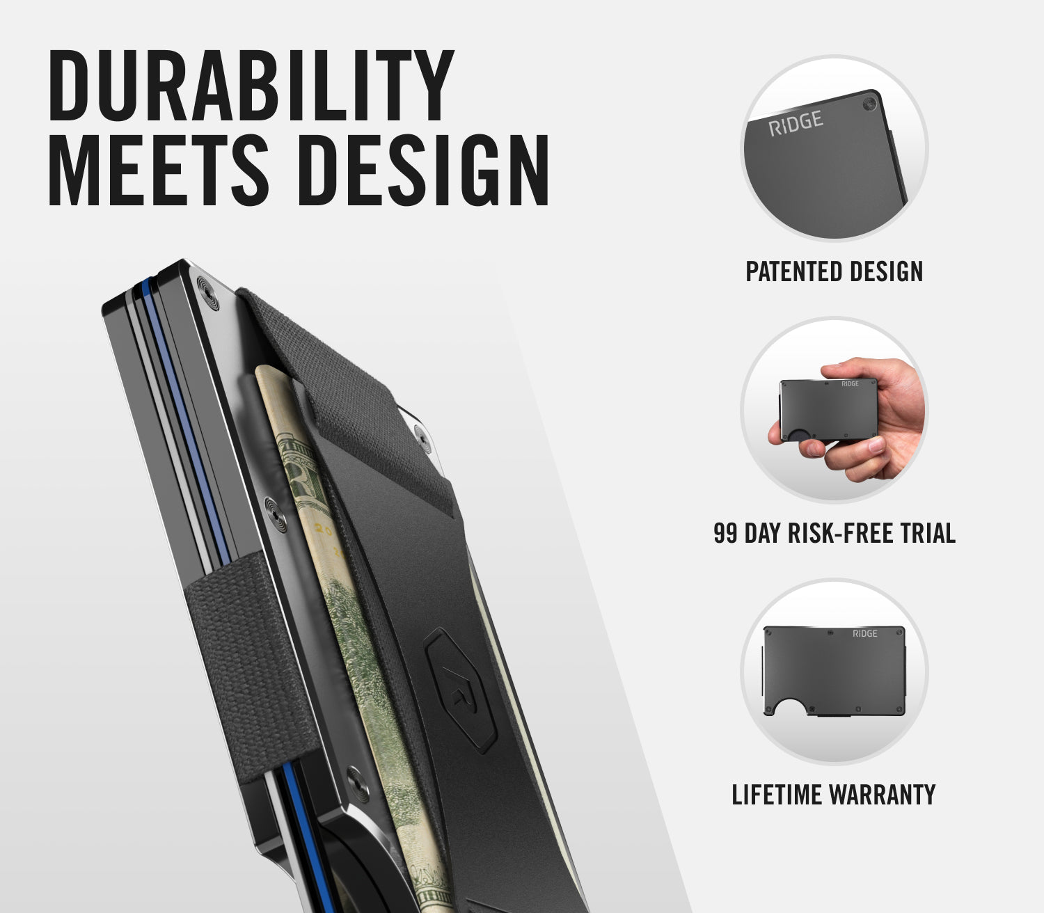 Slim & Strong Forged Carbon Wallet | The Ridge - Ridge EU