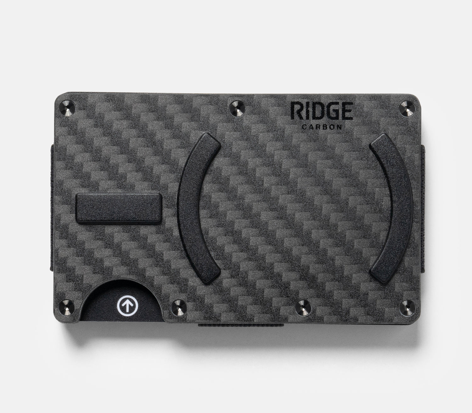 Used Ridge Wallet deals Forged Carbon with cash strap