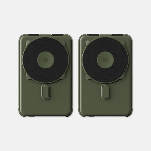 Magnetic Power Bank Bundle (2-Pack) - Matte Olive