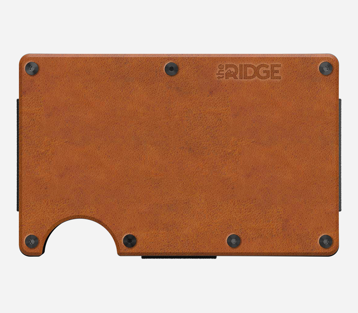 Waxy Leather RFID Wallet & Key Ring Set Brown: W-85